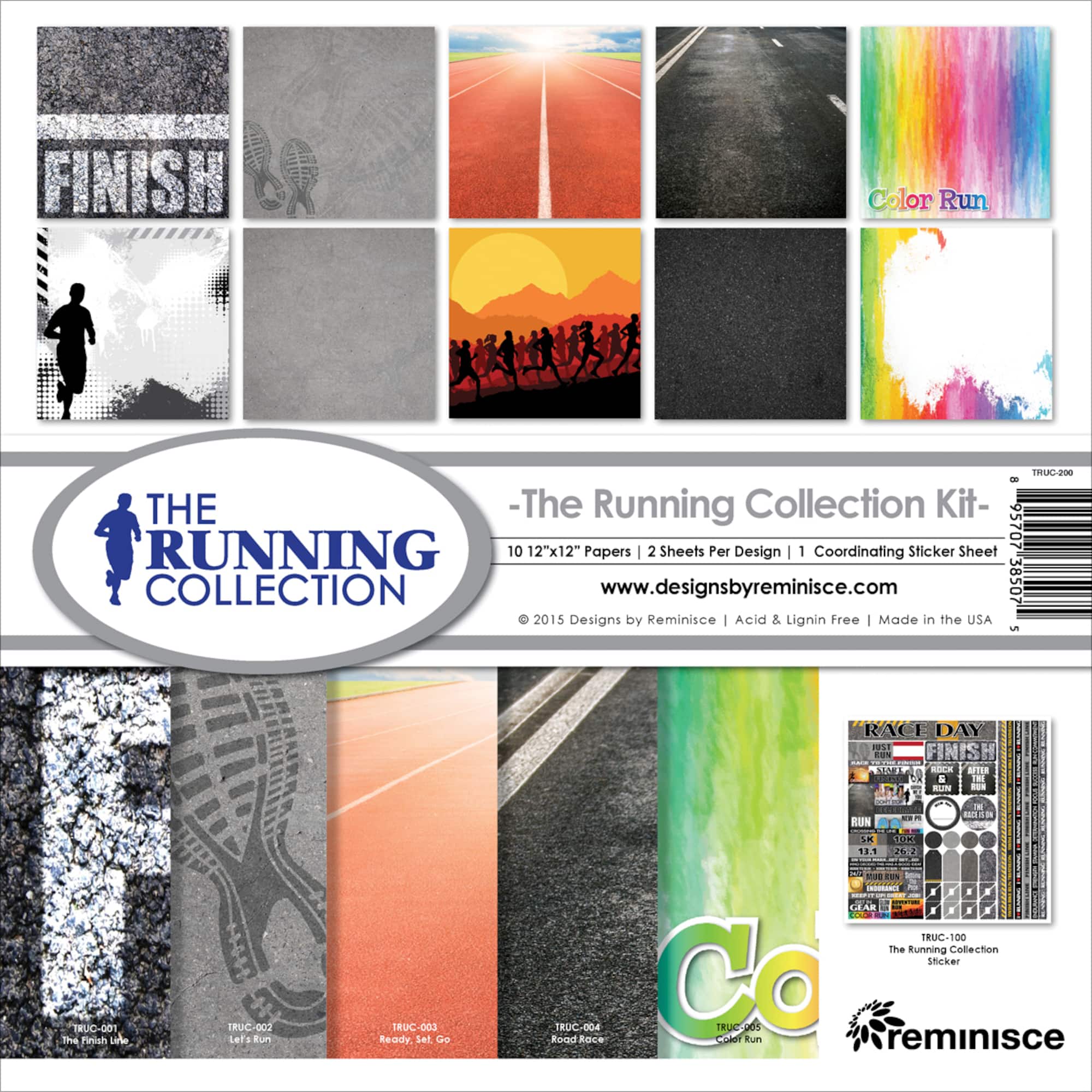 Reminisce Collection Kit 12"X12"-Running